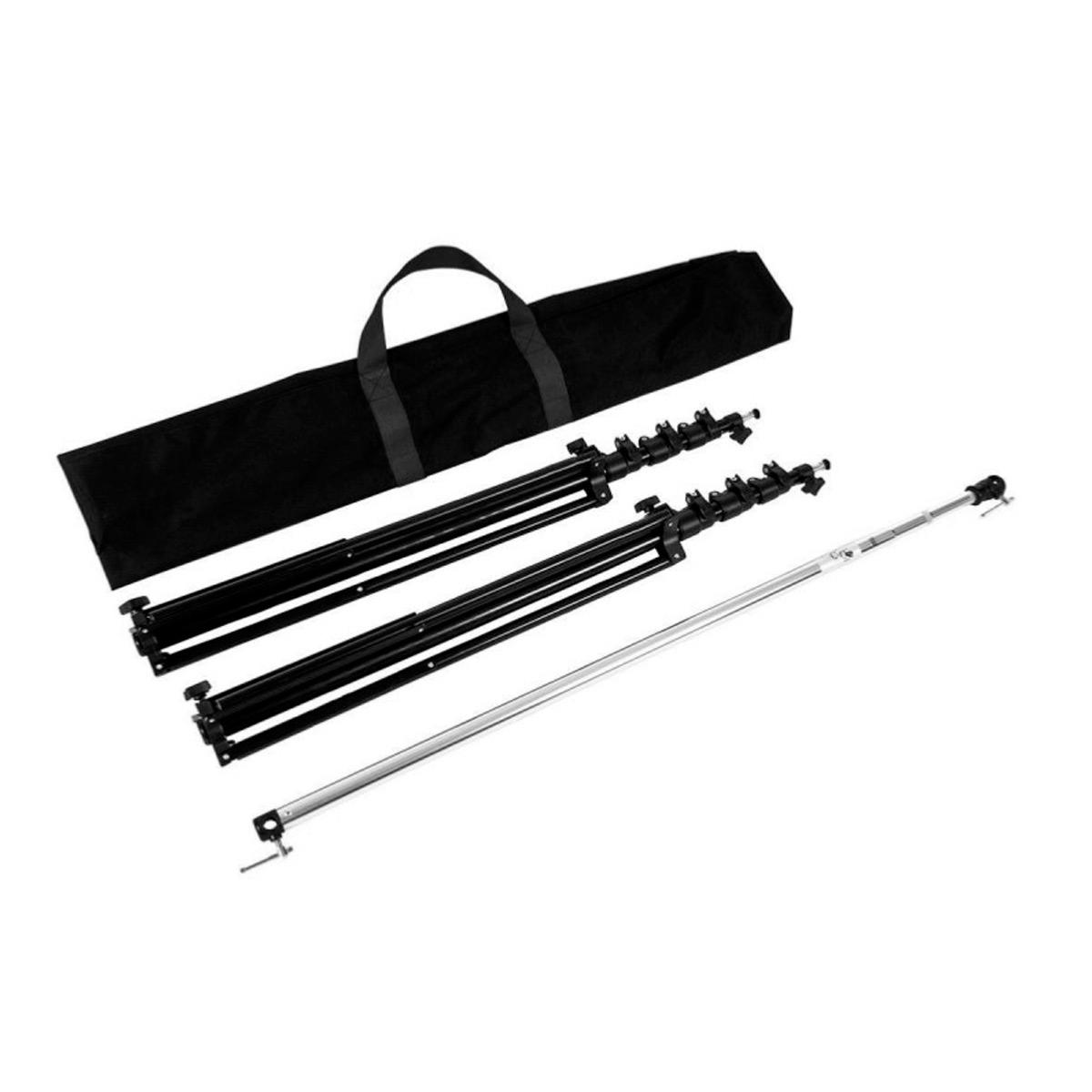 COLORAMA Kit Support de Fond Classic 3.0M + 2 Fonds