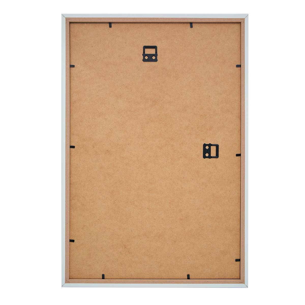 PHOTO ART PREMIUM Cadre bois 50x75 Blanc lot de 4