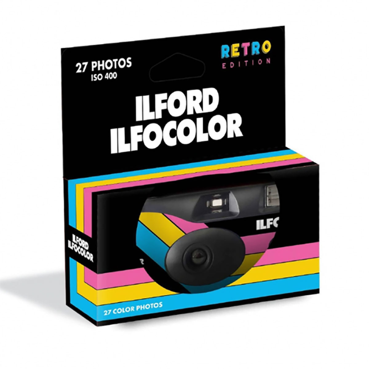 ILFORD PAP ILFOCOLOR RapidRetro avec flash 27 poses  péremption 07/24