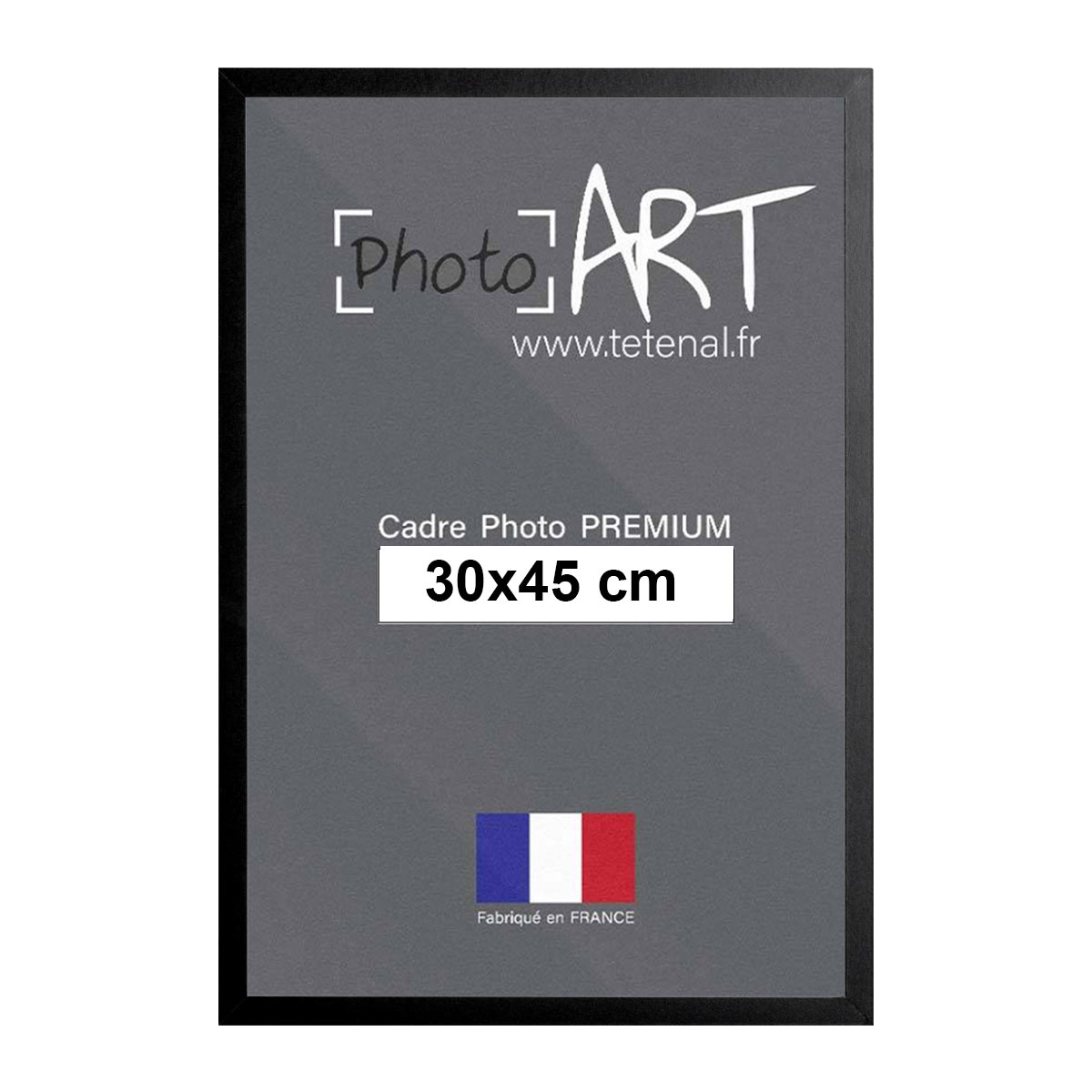 PREMIUM Cadre bois 30x45 Noir lot de 4