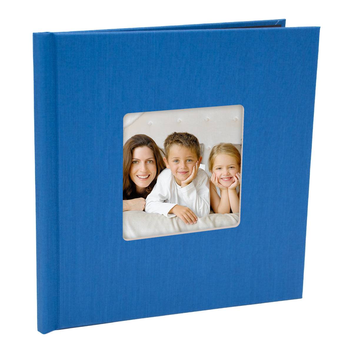 PELEMAN Couverture Cachemire bleu marine 20x20 avec fenêtre Lot de 10