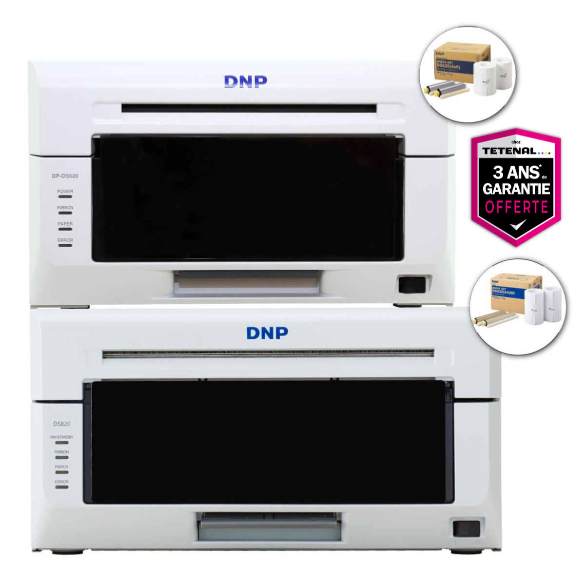 Pack Imprimantes DS620 & DS820 + 2 papiers