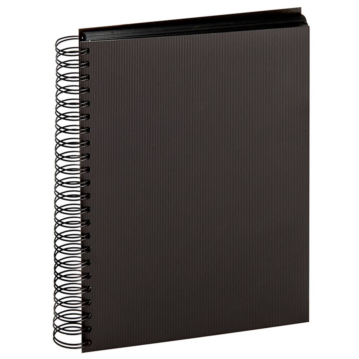 PANODIA Album Modela Traditionnel 29.7x23 - 100P 300V Noir -Lot de 2*