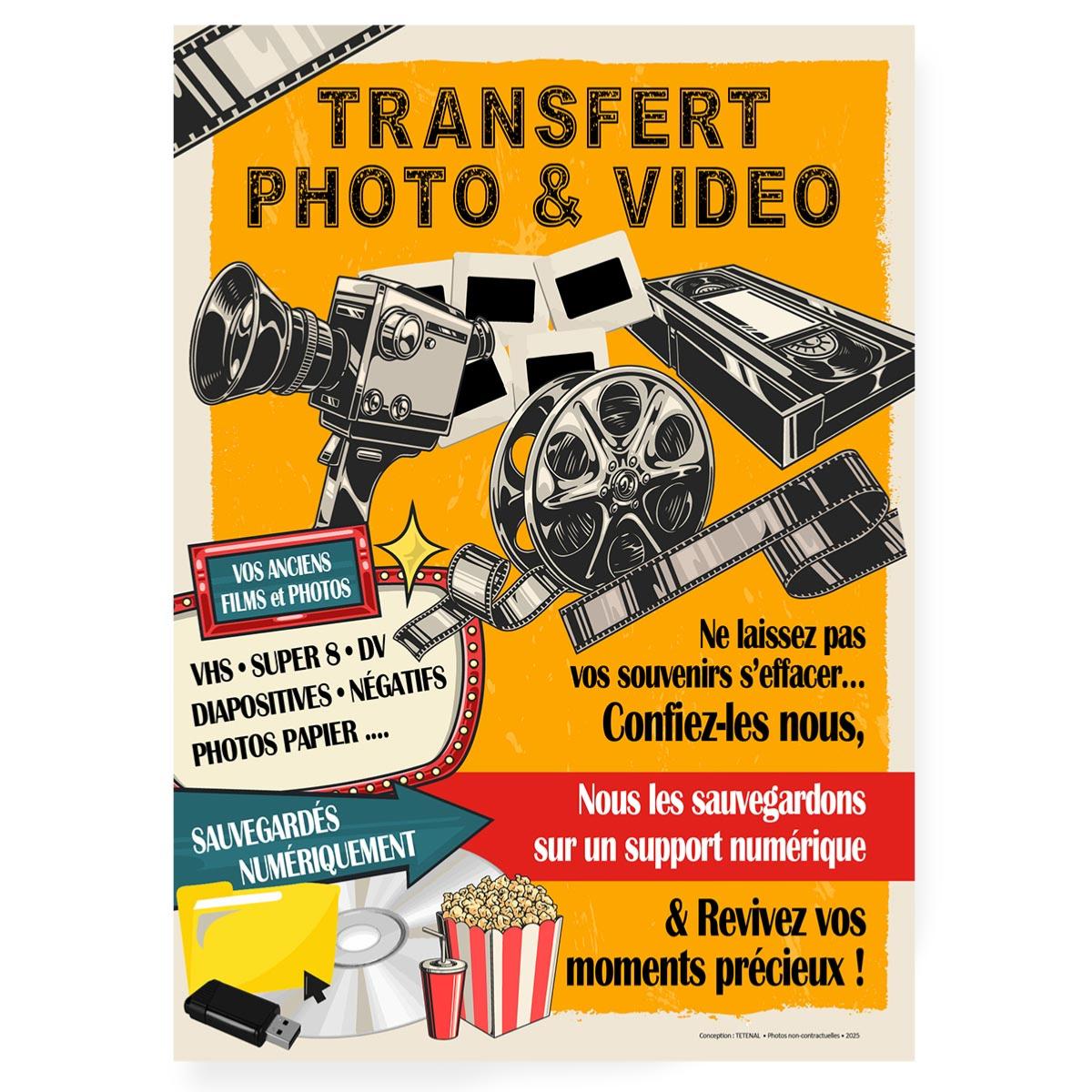 TETENAL Poster Transfert Photo & Vidéo