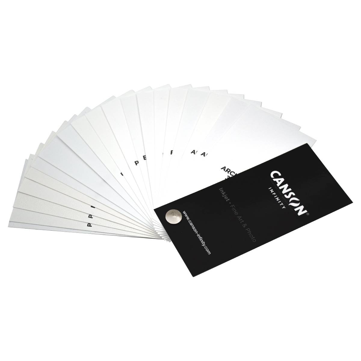 CANSON Infinity Nuancier Papier photo sans photo 5x11cm -18 Feuilles
