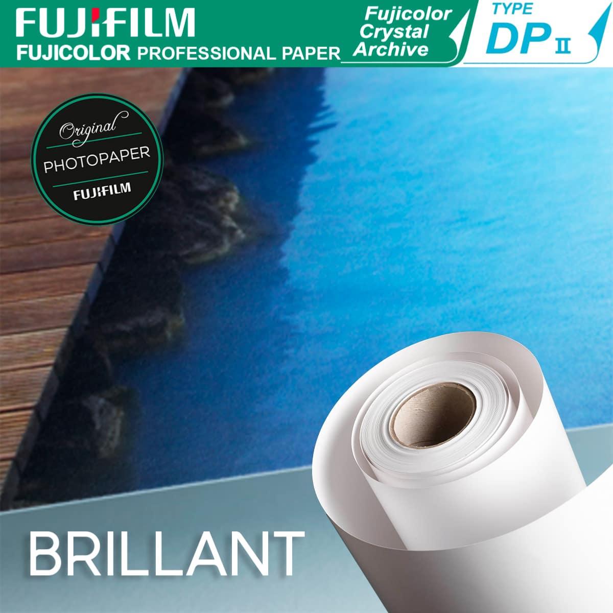 FUJIFILM Crystal Archive DPII 30,5cm x 108m Brillant 2 Rlx Non Marqué