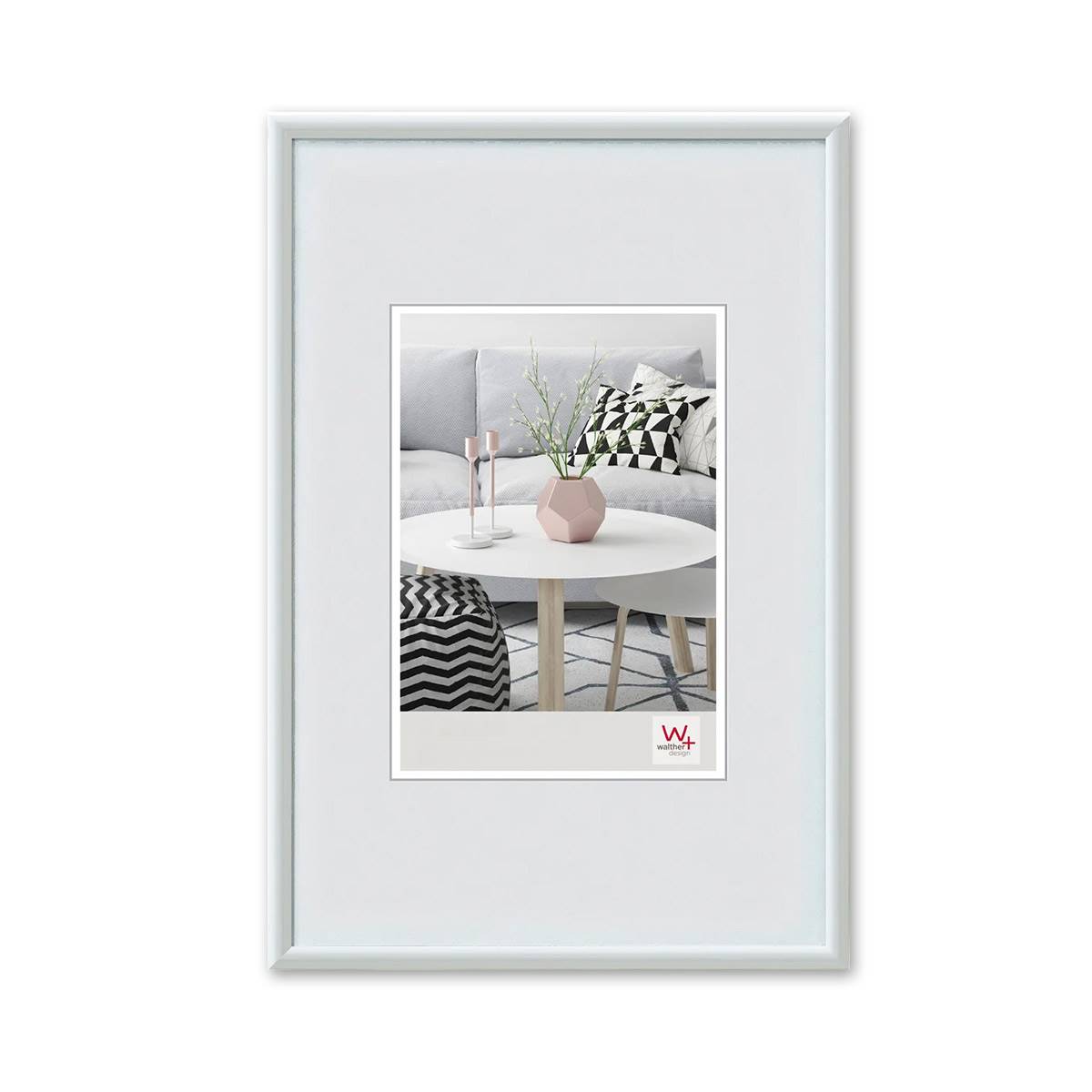 WALTHER Cadre plastique Galeria 20x30cm blanc - Lot de 4