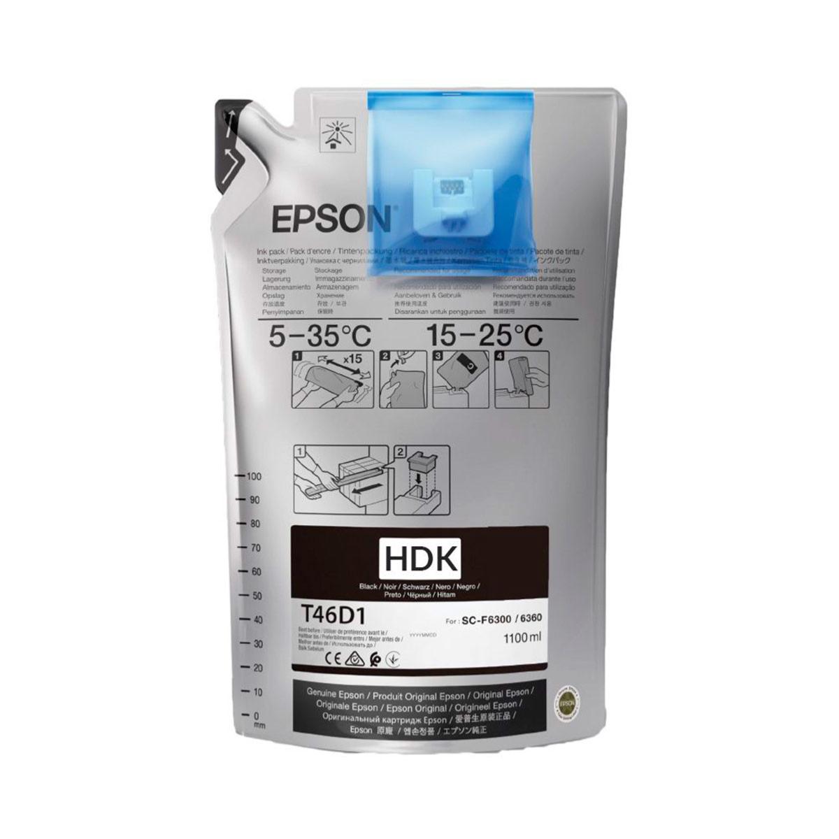 EPSON Encre Ultrachrome DS HDK NOIR 1.1 L pour SC-F6300 et SC-F9400