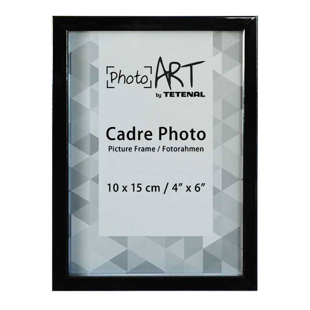 PHOTO ART Cadre aluminium 30x45 Noir Brillant  - discontinué