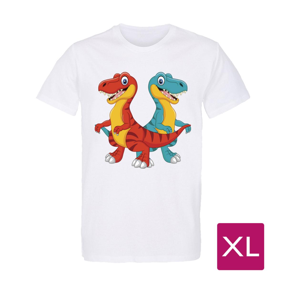 T-Shirt Blanc Homme Taille XL prétraité pour impression DTG Lot de 10