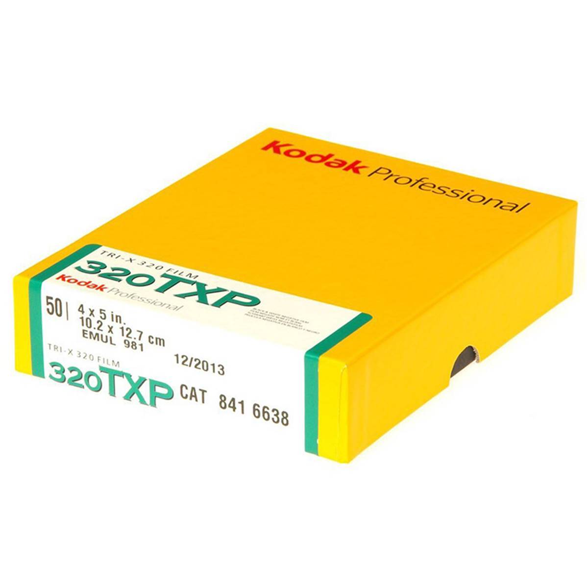 KODAK Film Tri-X 320 TXP 4x5" 50 plans-films - Lot de 10