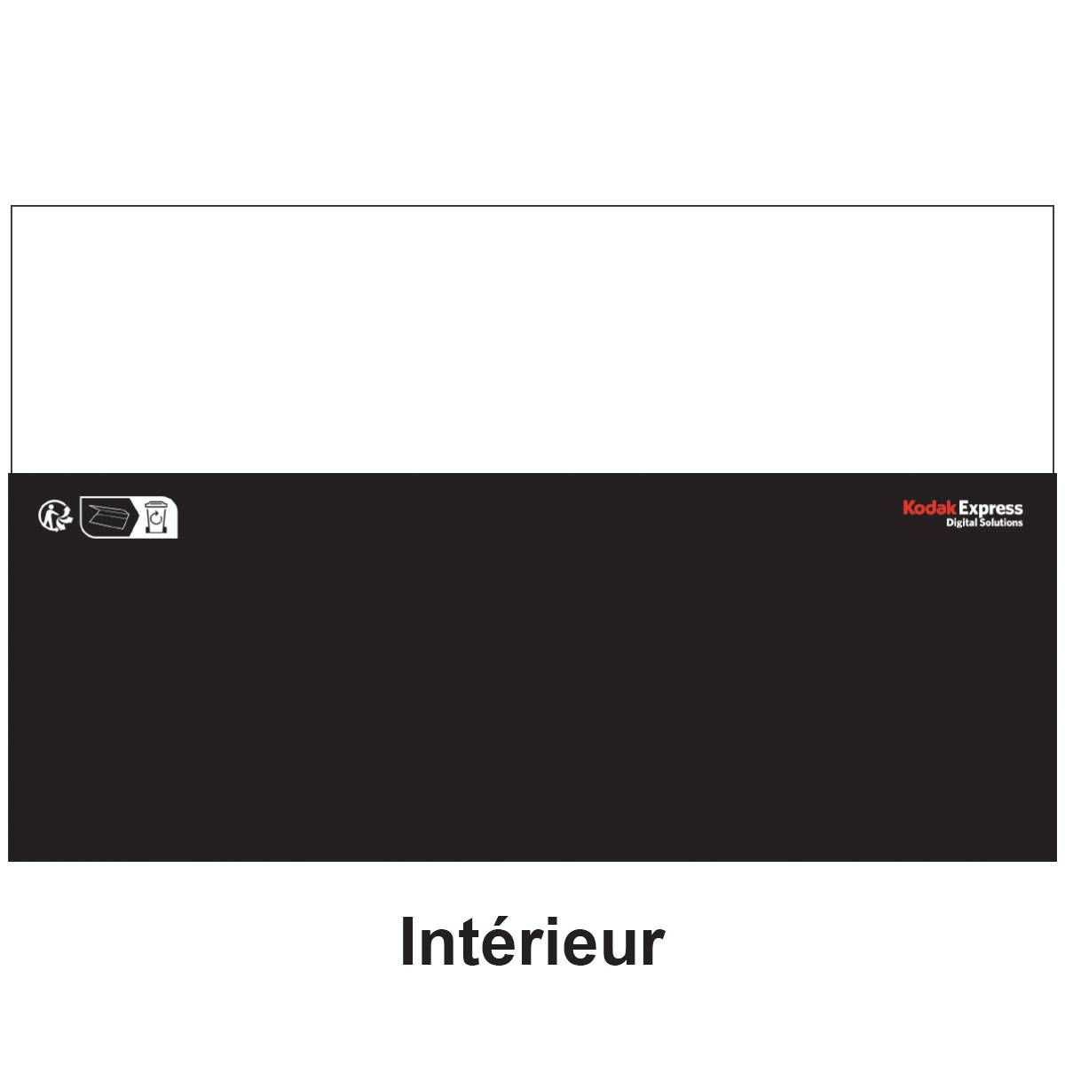 KODAK EXPRESS Pochette noire ECO 10x15cm - par 500