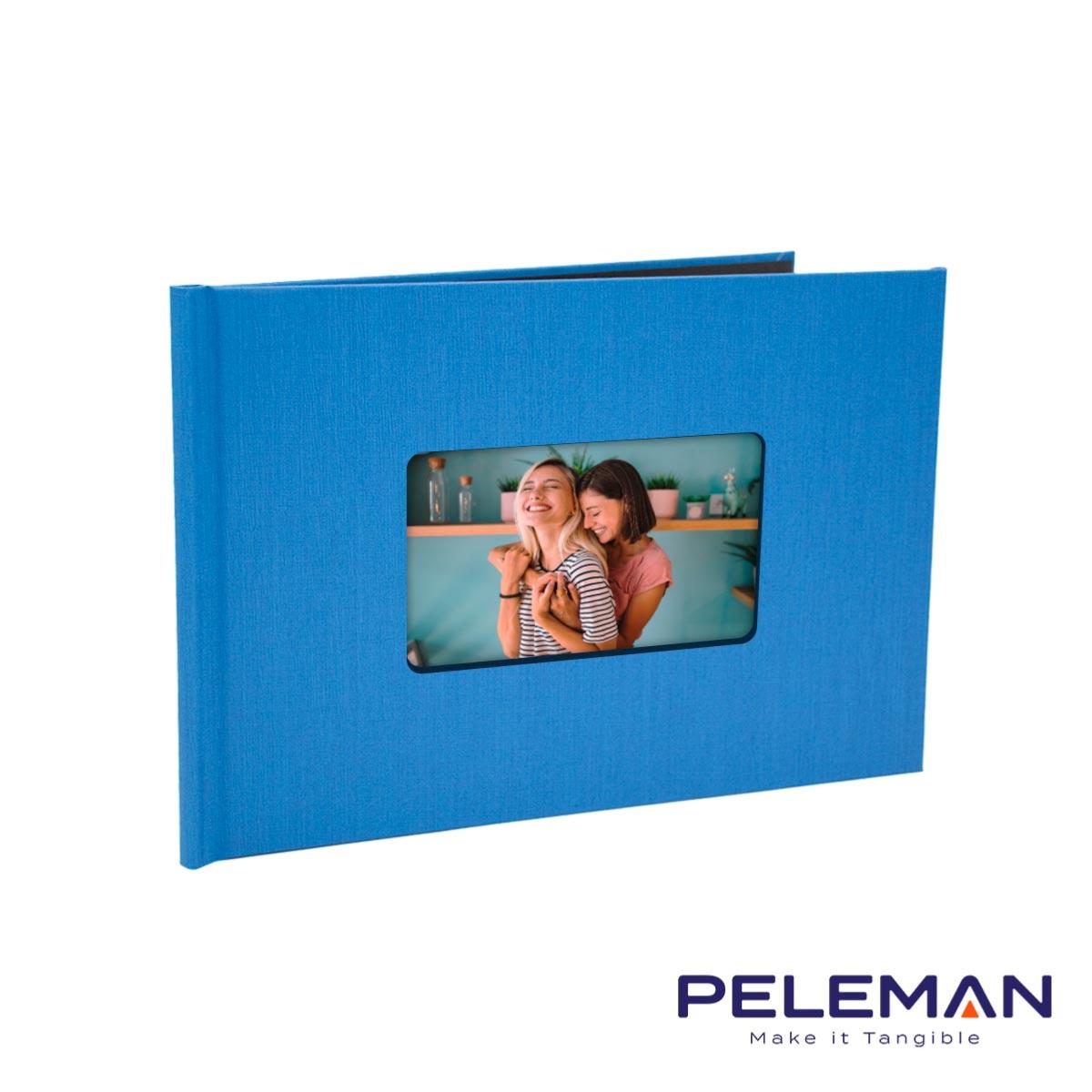 PELEMAN Couverture bleu A5 avec fenêtre pour D1000A Lot de 10