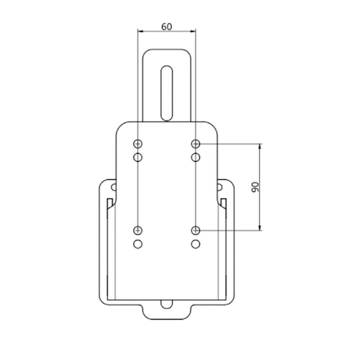 SECABO Adaptateur pour plaque de base TC5, TC7 et TS7 (Smart et Lite)