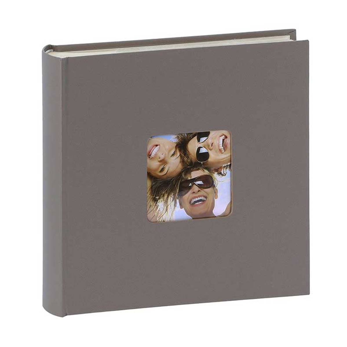 WALTHER Album Traditionnel Fun 30x30 - 400 vues - Taupe - Lot de 2