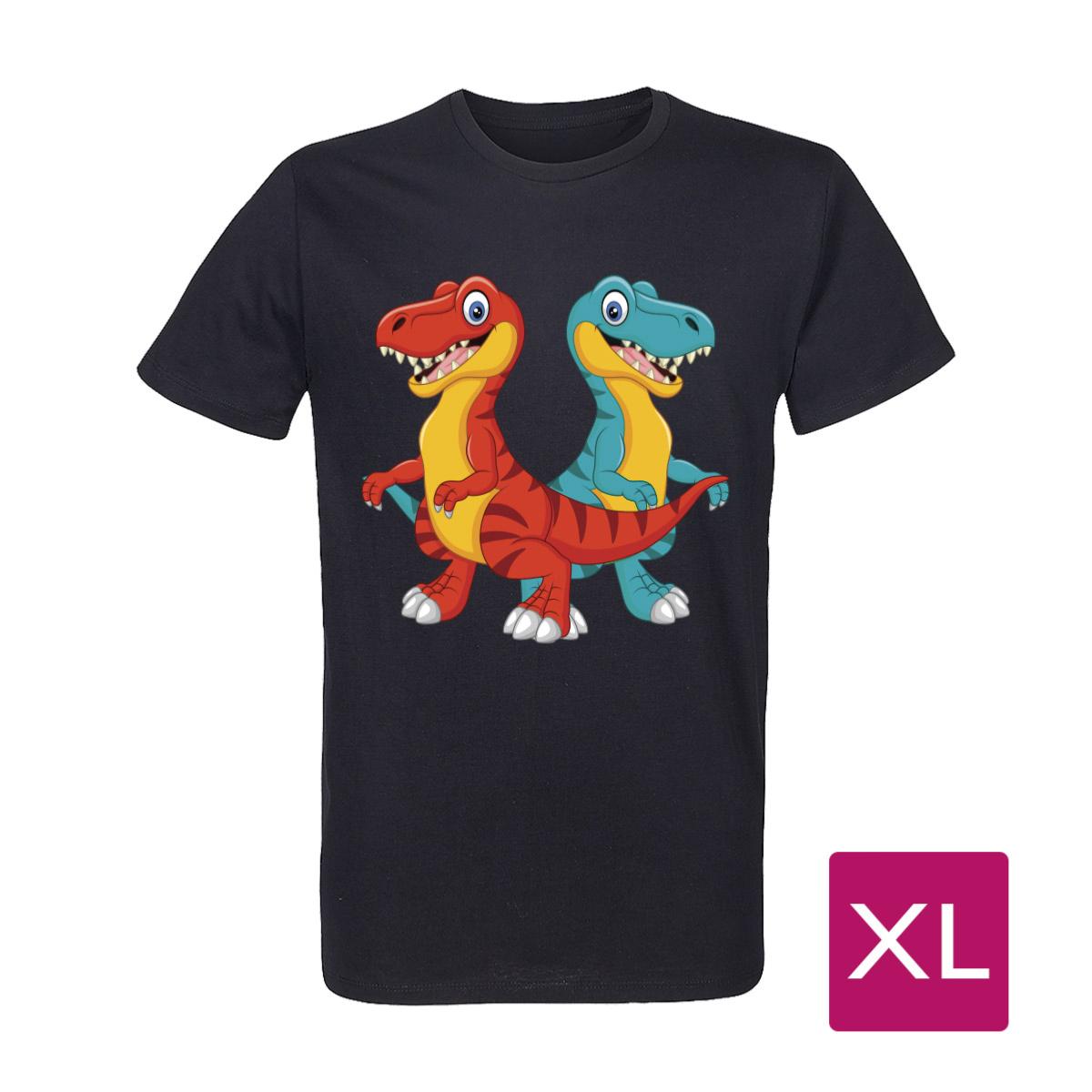 T-Shirt Noir Homme Taille XL prétraité pour impression DTG Lot de 10