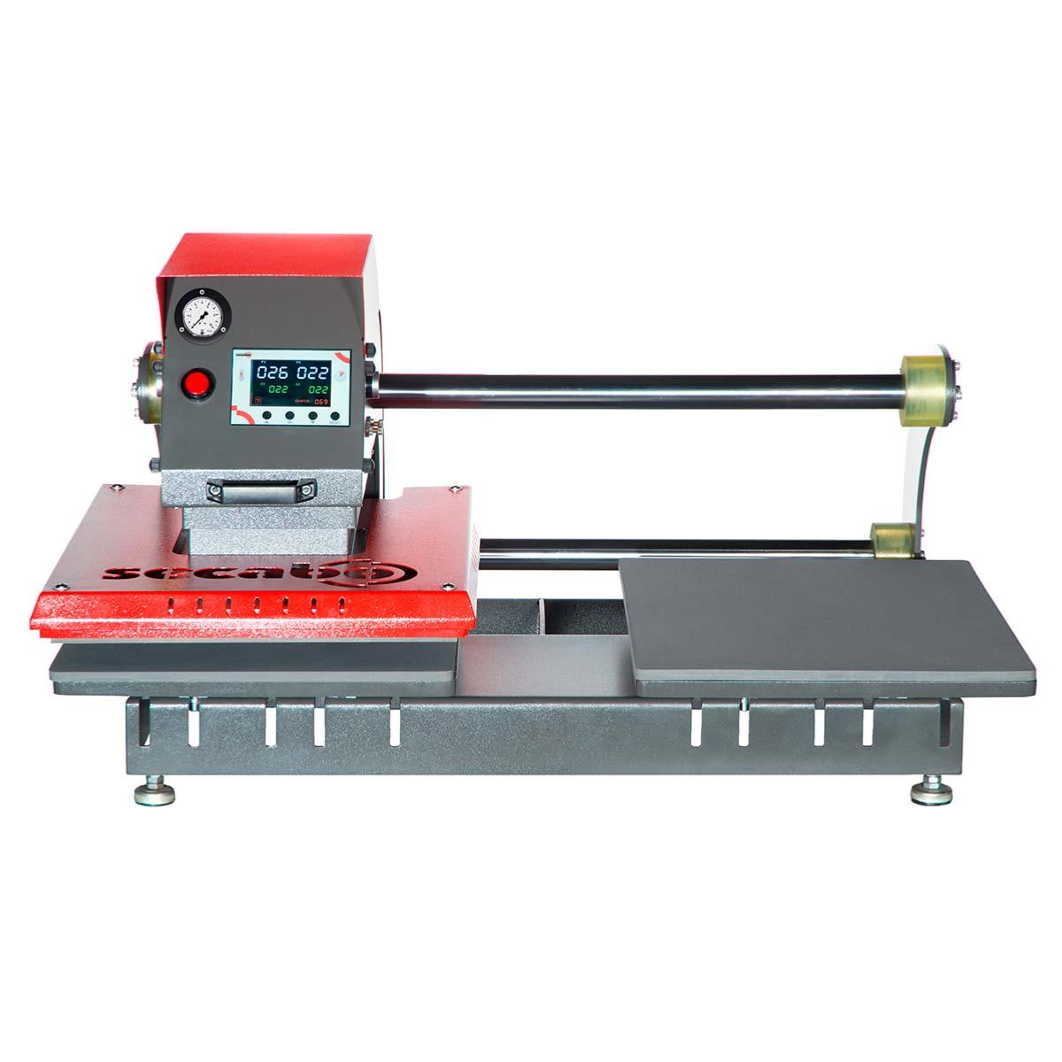 SECABO Presse à chaud pneumatique double plateau TPD7 2x 40x50cm