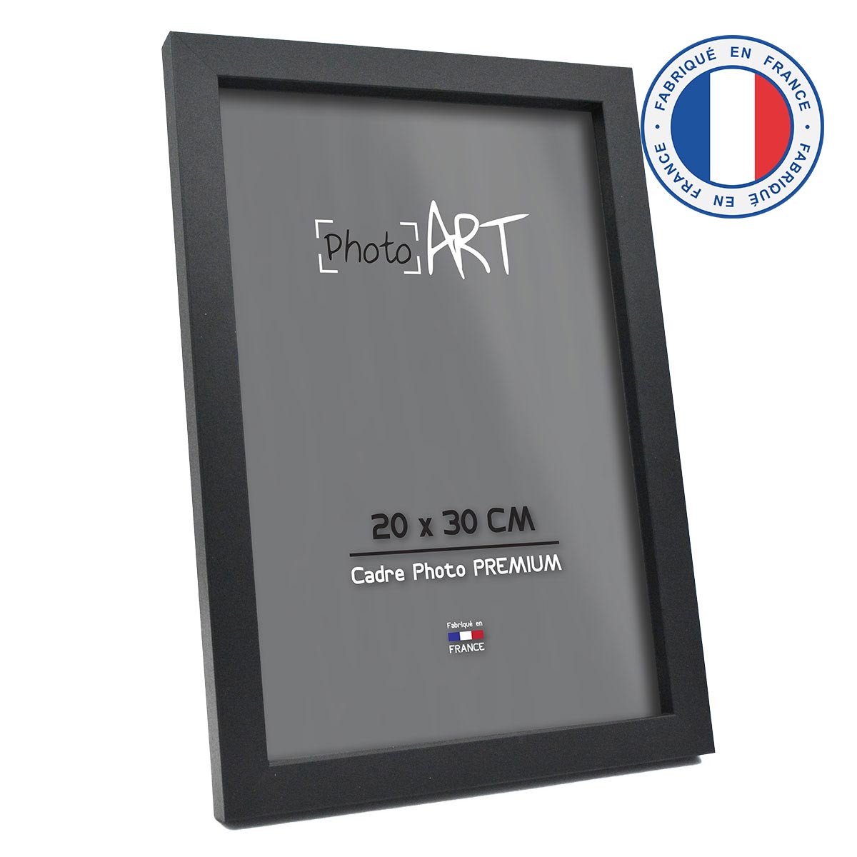 PHOTO ART PREMIUM Cadre bois 20x30 Noir lot de 4