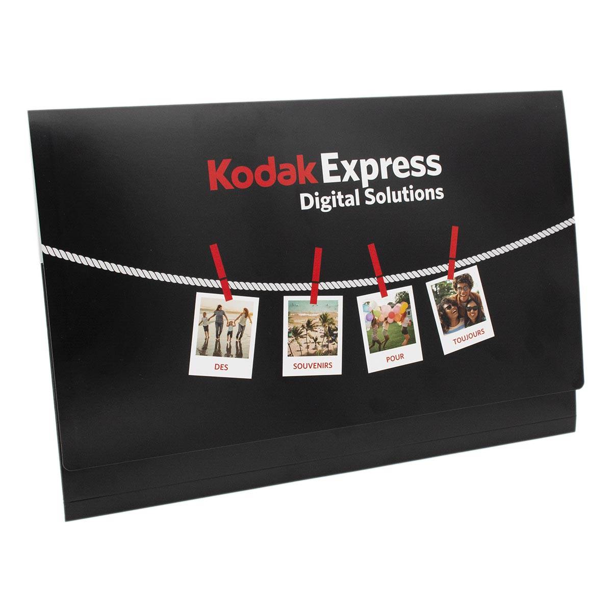 KODAK EXPRESS Pochette Cartonnée noire 20x30cm - lot de 130