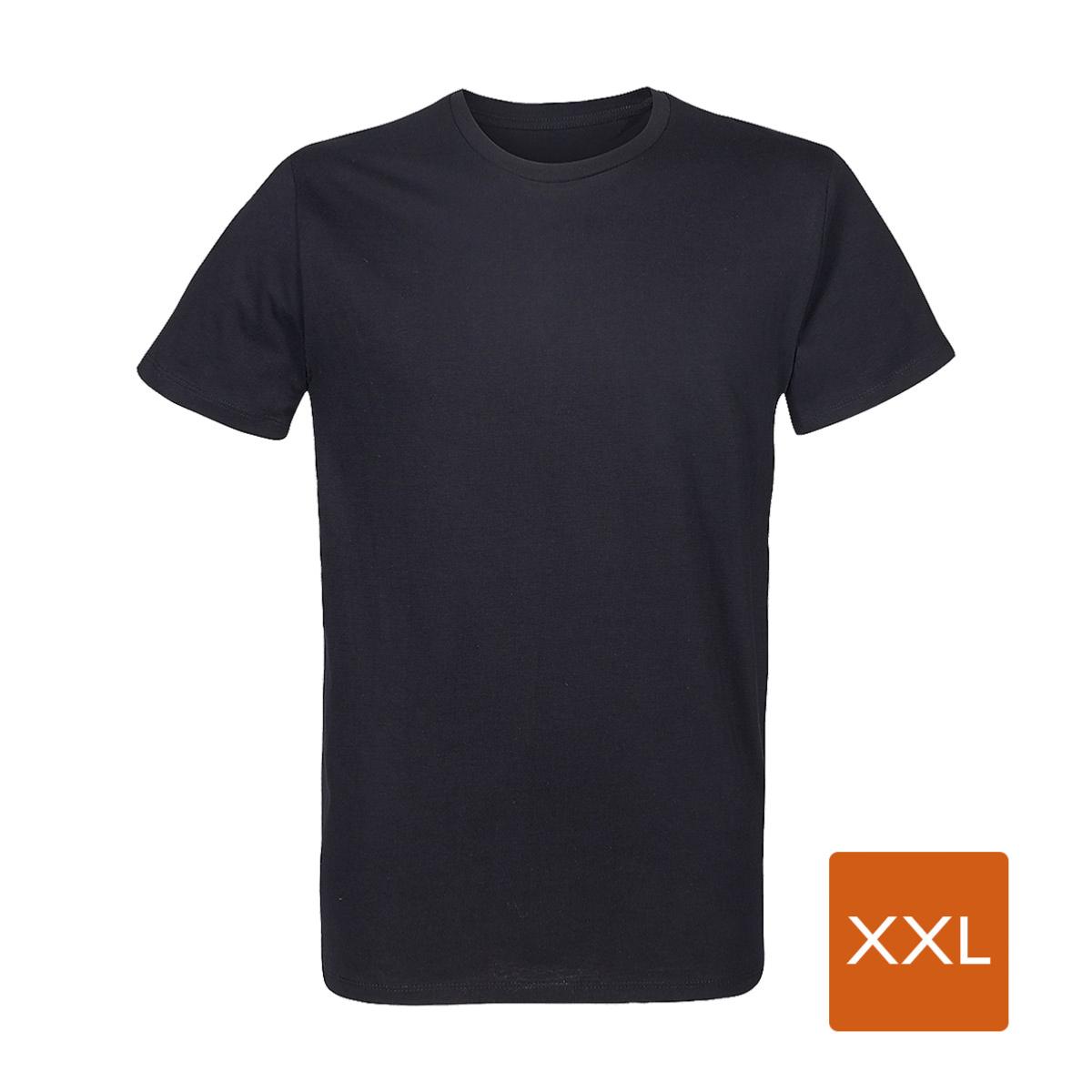 T-Shirt Noir Homme Taille XXL prétraité pour impression DTG Par 10
