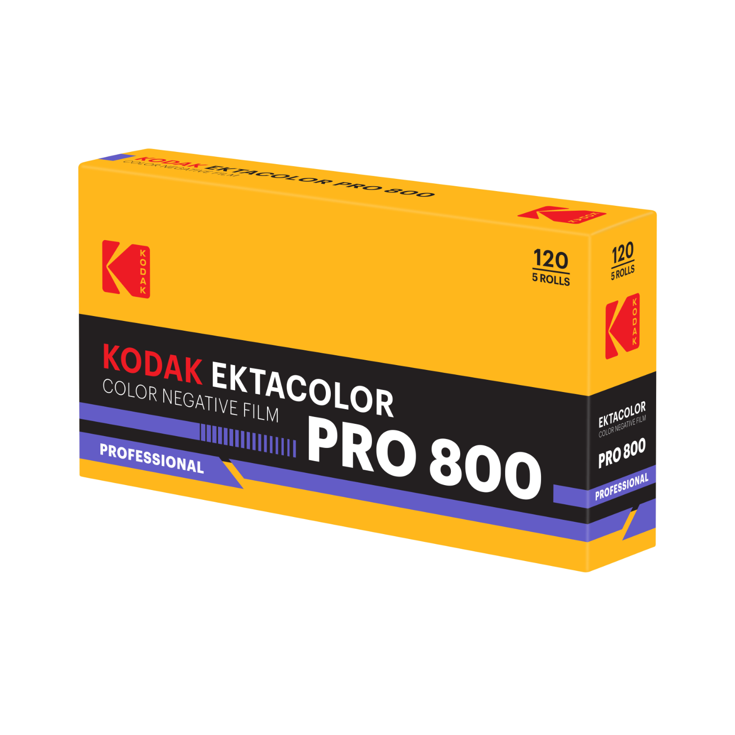 Film négatif couleur EKTACOLOR PRO 800 120 Propack de 5