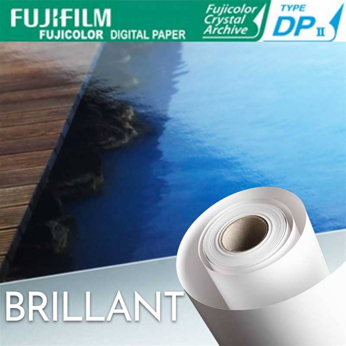 FUJIFILM Crystal Archive DPII 17.8x167.6m Brillant 2 rlx Non Marqué