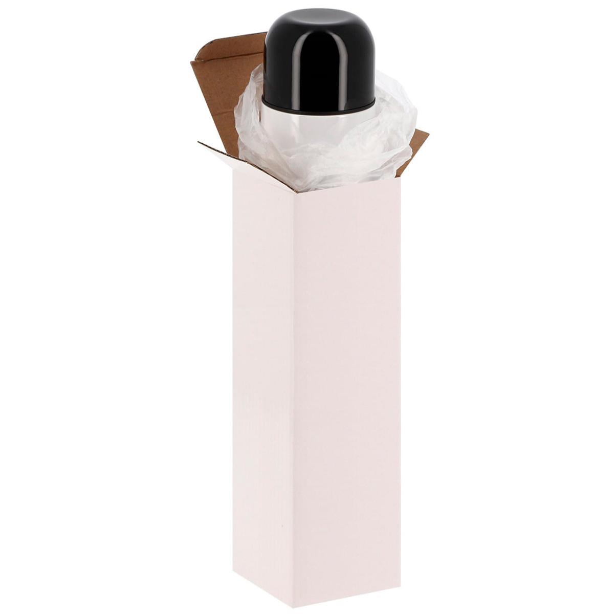 Gourde Thermos en Aluminium Blanc 500ml (17oz) à sublimer - Lot de 10
