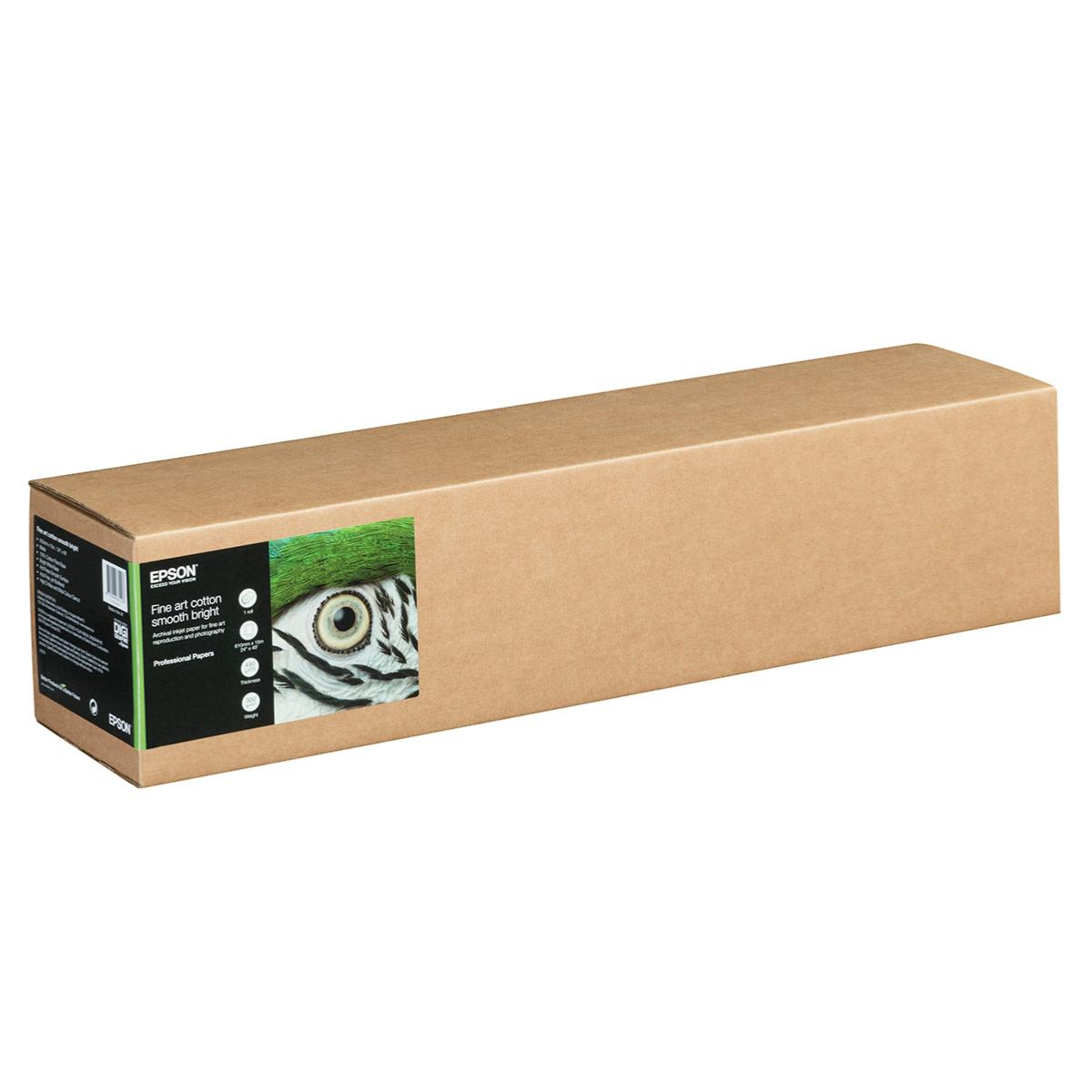 EPSON papier Fine Art Cotton Smooth Bright 610mm x 15m 300g *