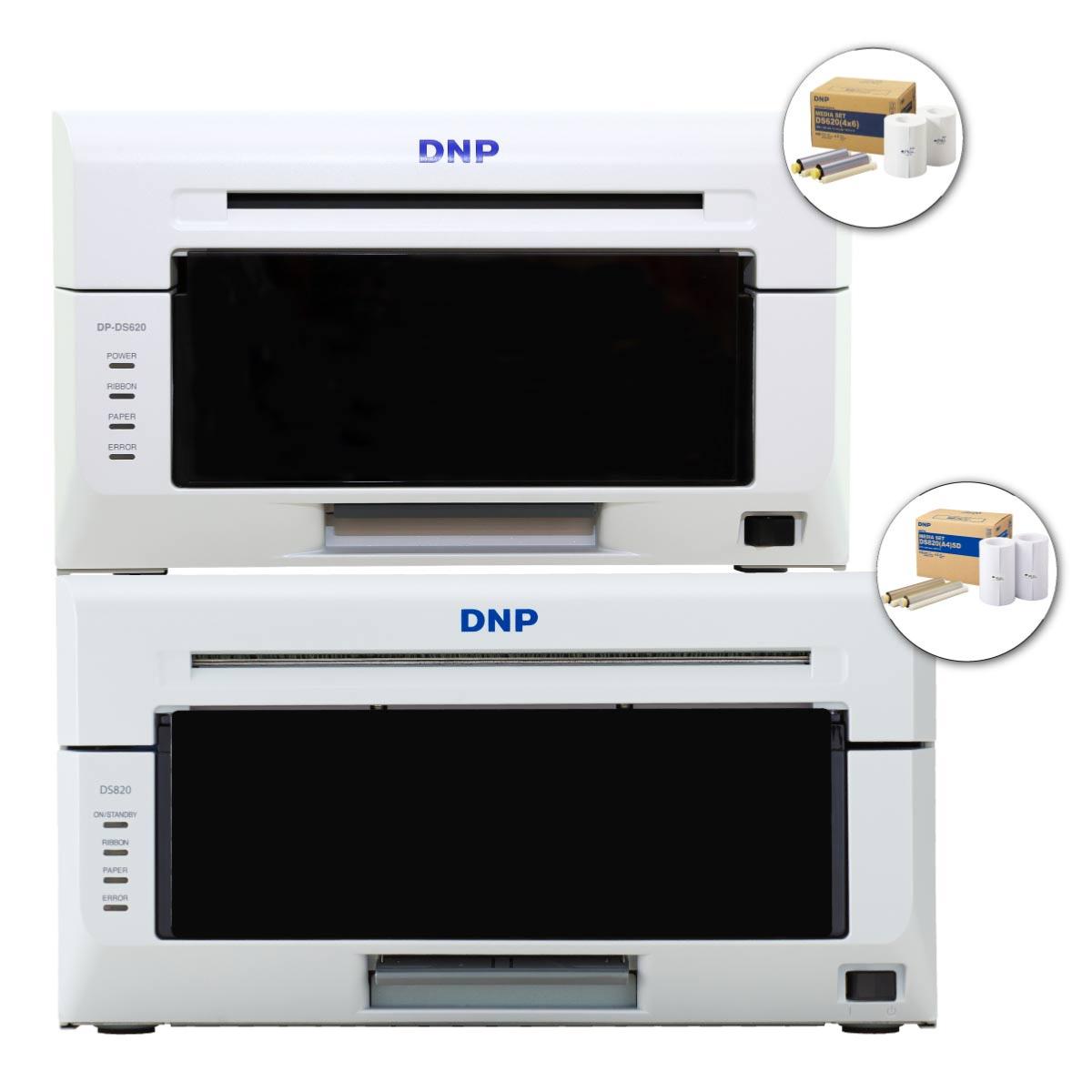 DNP Pack Imprimantes DS620 & DS820 + 2 papiers