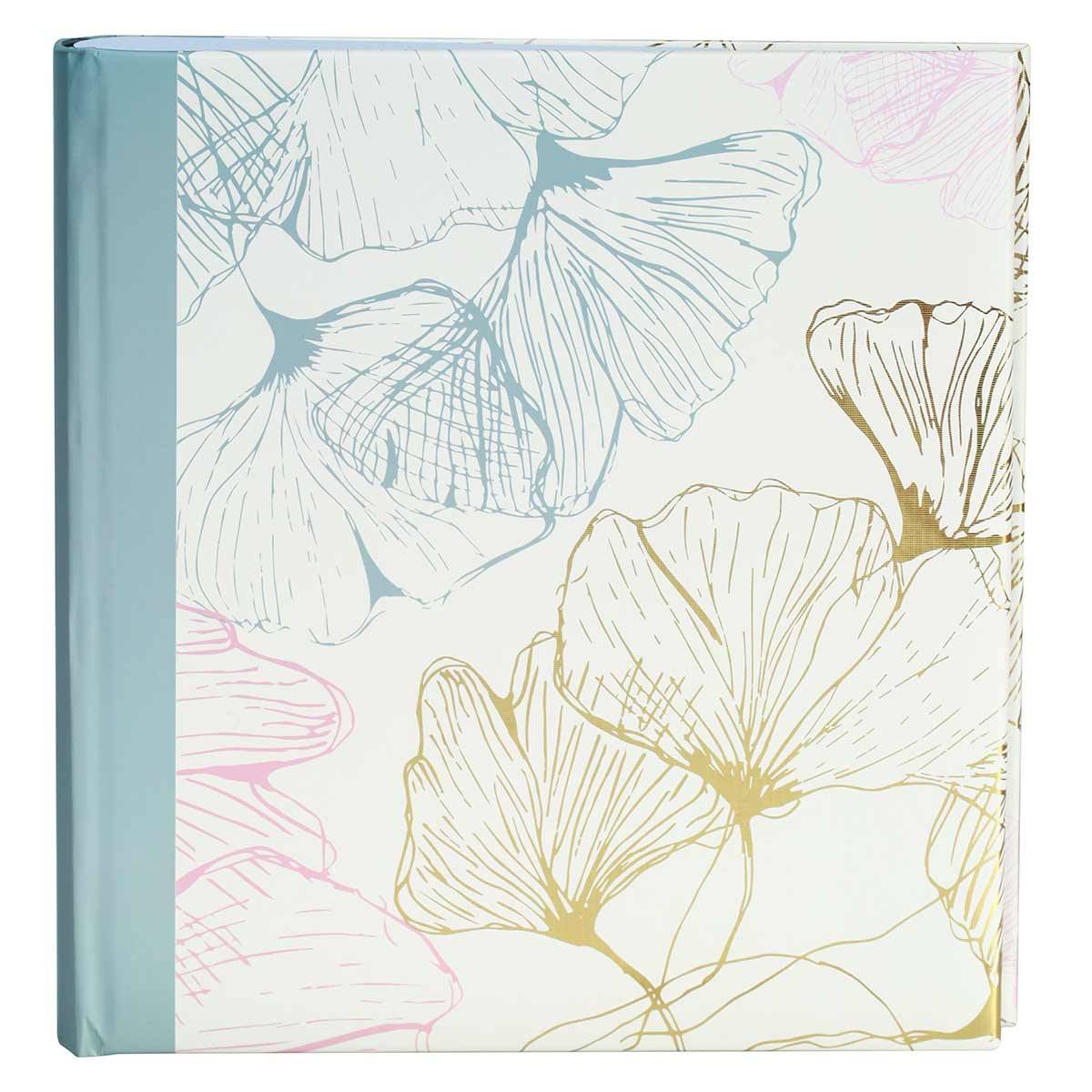 ERICA Album Pochettes Flowers 3 25x22.5cm - 200V - Gris - Lot de 2