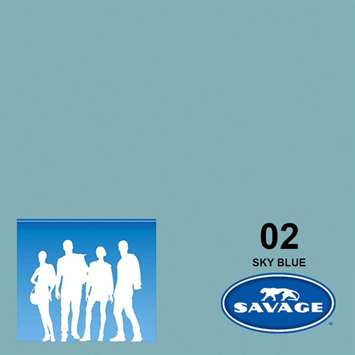 SAVAGE Fond  Photo Sky Blue 2,75x11m (DESTOCK)