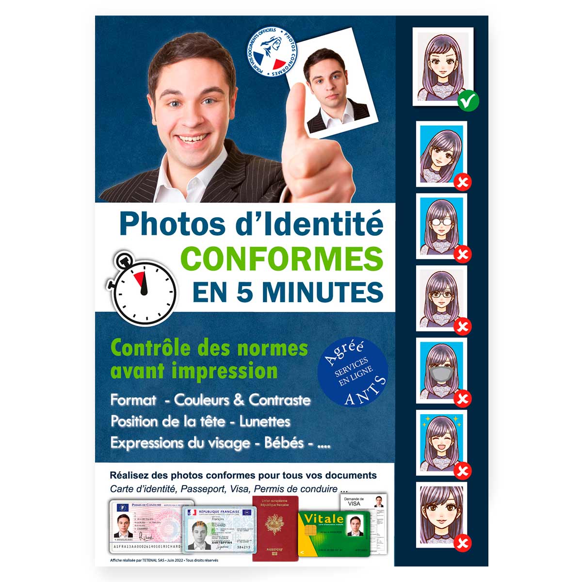 Poster Identité - 50x70cm