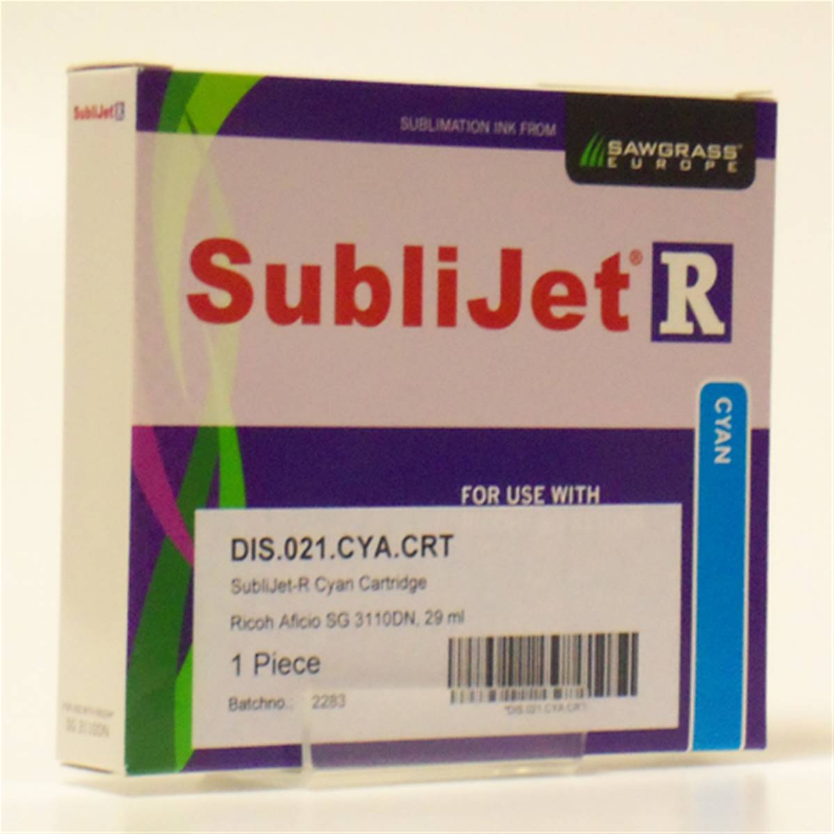 SAWGRASS Encre SubliJet-R 29 ml Cyan pour Ricoh SG3110/7100DN
