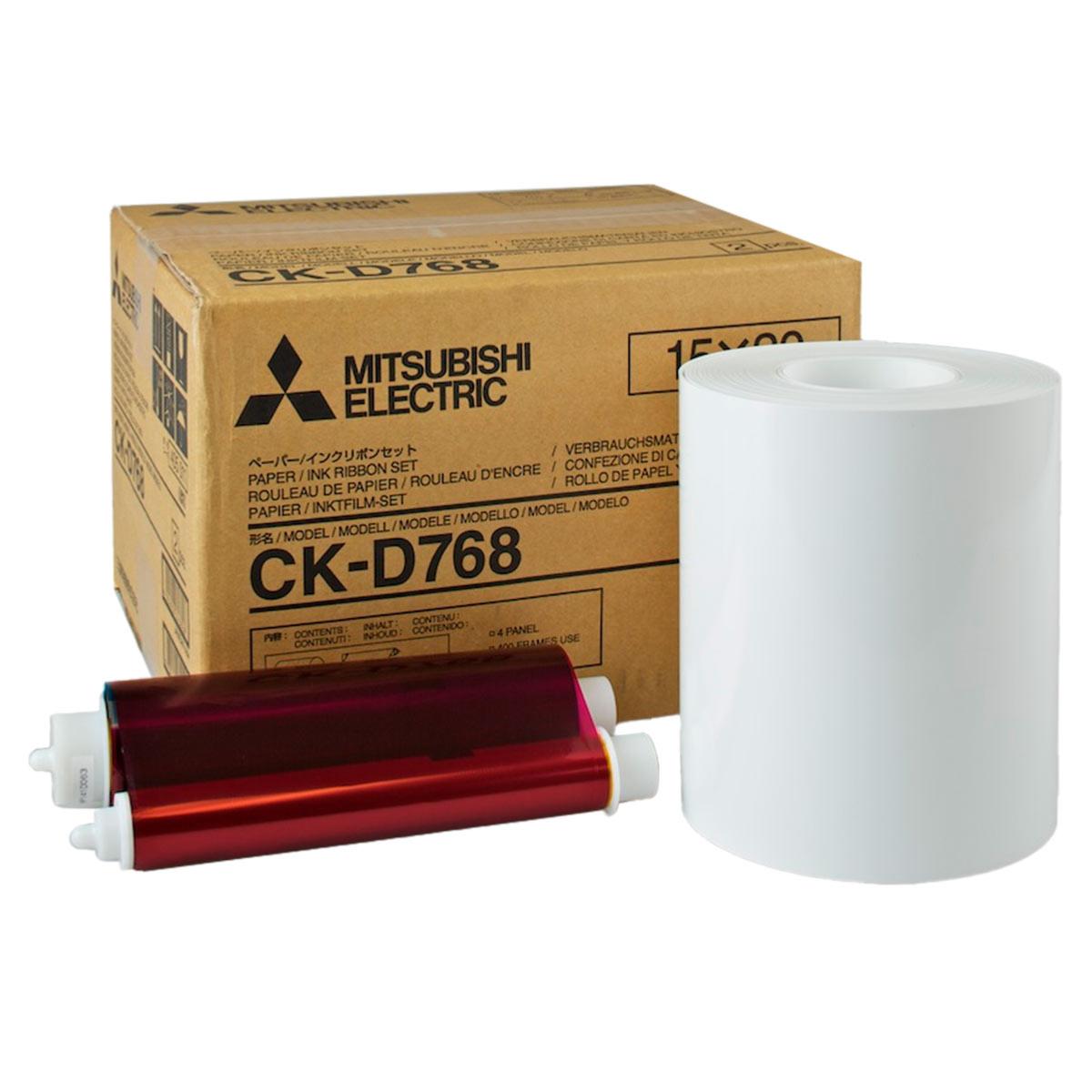 MITSUBISHI Papier CK-D768 15X20cm (2x200 Imp) CP-D70DW/707DW