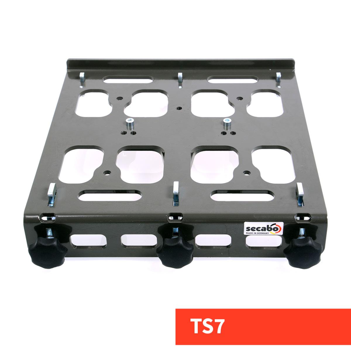 SECABO Chariot de changement rapide des plateaux pour presse TS7