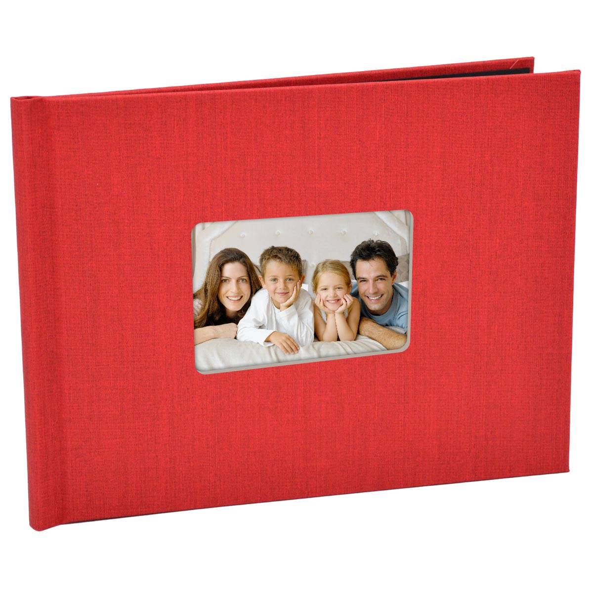 PELEMAN Couverture Cachemire rouge 20x30 avec fenêtre Lot de 10
