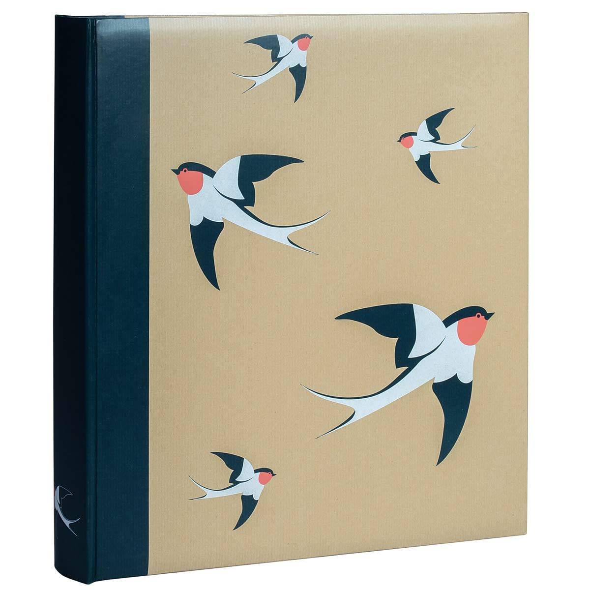 ERICA Album pochettes Kraftty 3 Oiseaux 37x23.8cm 500V Blanc Lot de 2