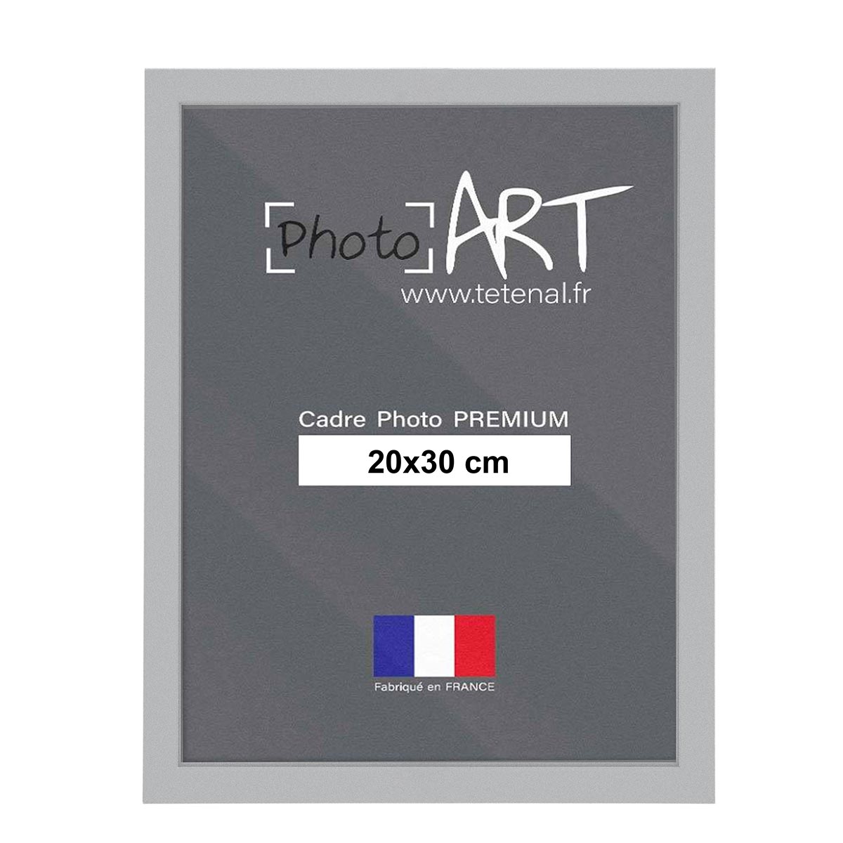 PREMIUM Cadre bois 20x30 Argent lot de 4