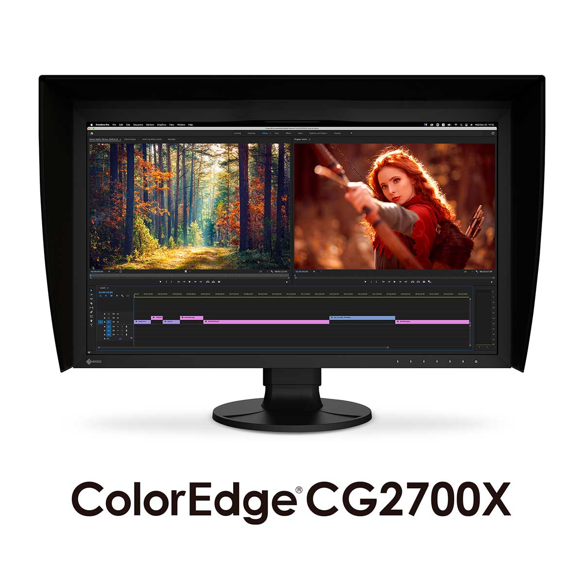 Ecran Coloredge 27" CG2700X-BK (Sonde calibration et casquette)