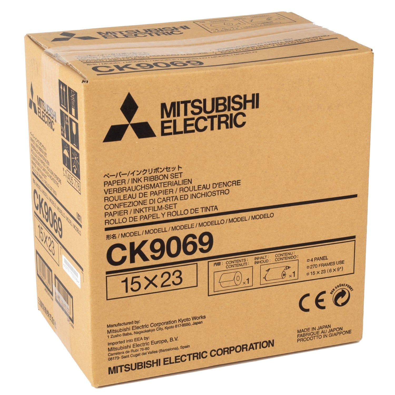 Consommable thermique CK9069 15x23cm pour CP9550DW - 270 tirages
