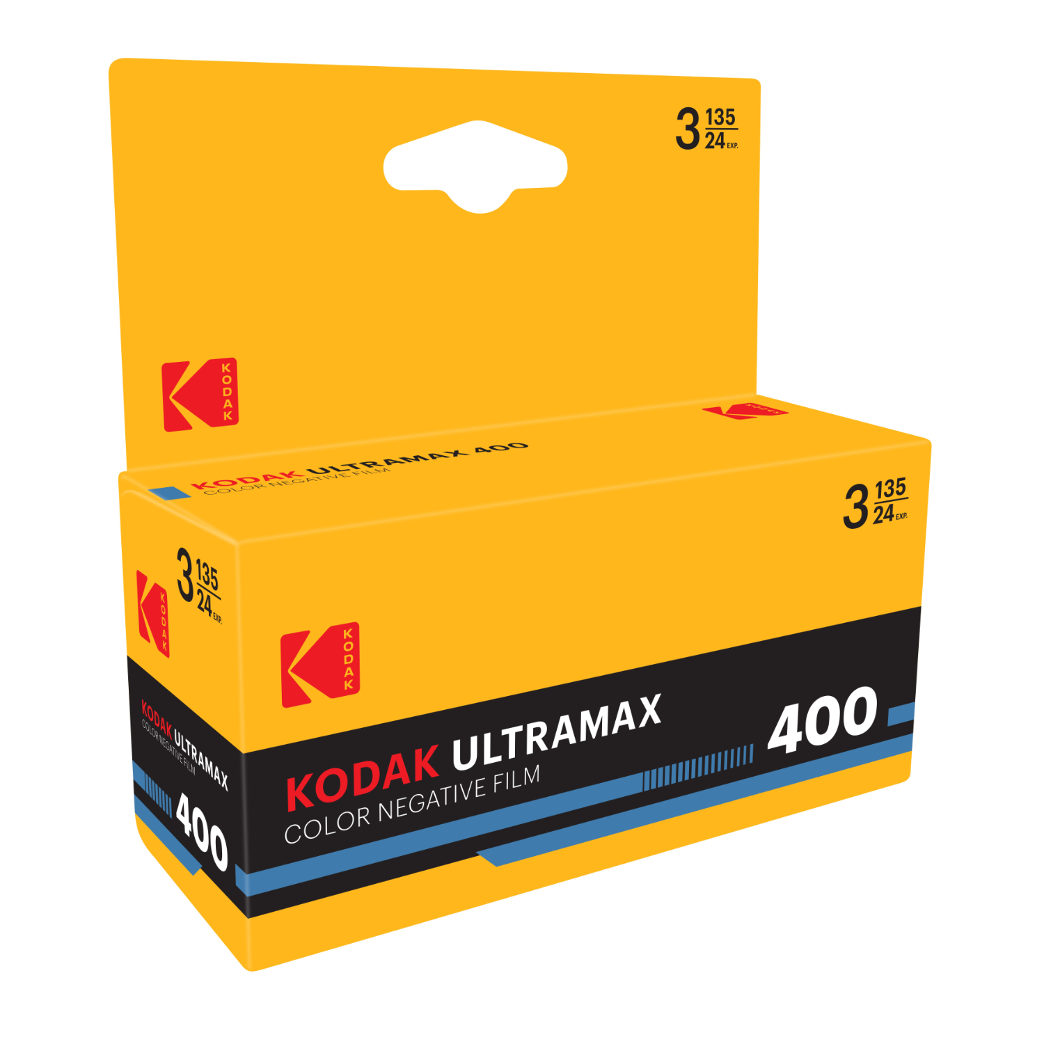 Film négatif couleur UltraMax 400 135-24 poses - Tripack - Vendu par 10