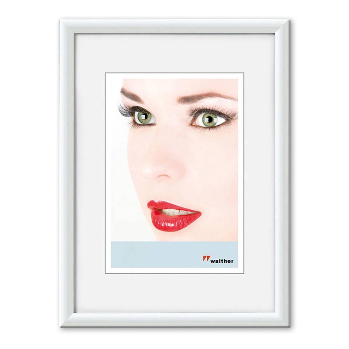 WALTHER Cadre plastique Galeria 15x20cm blanc - Lot de 4