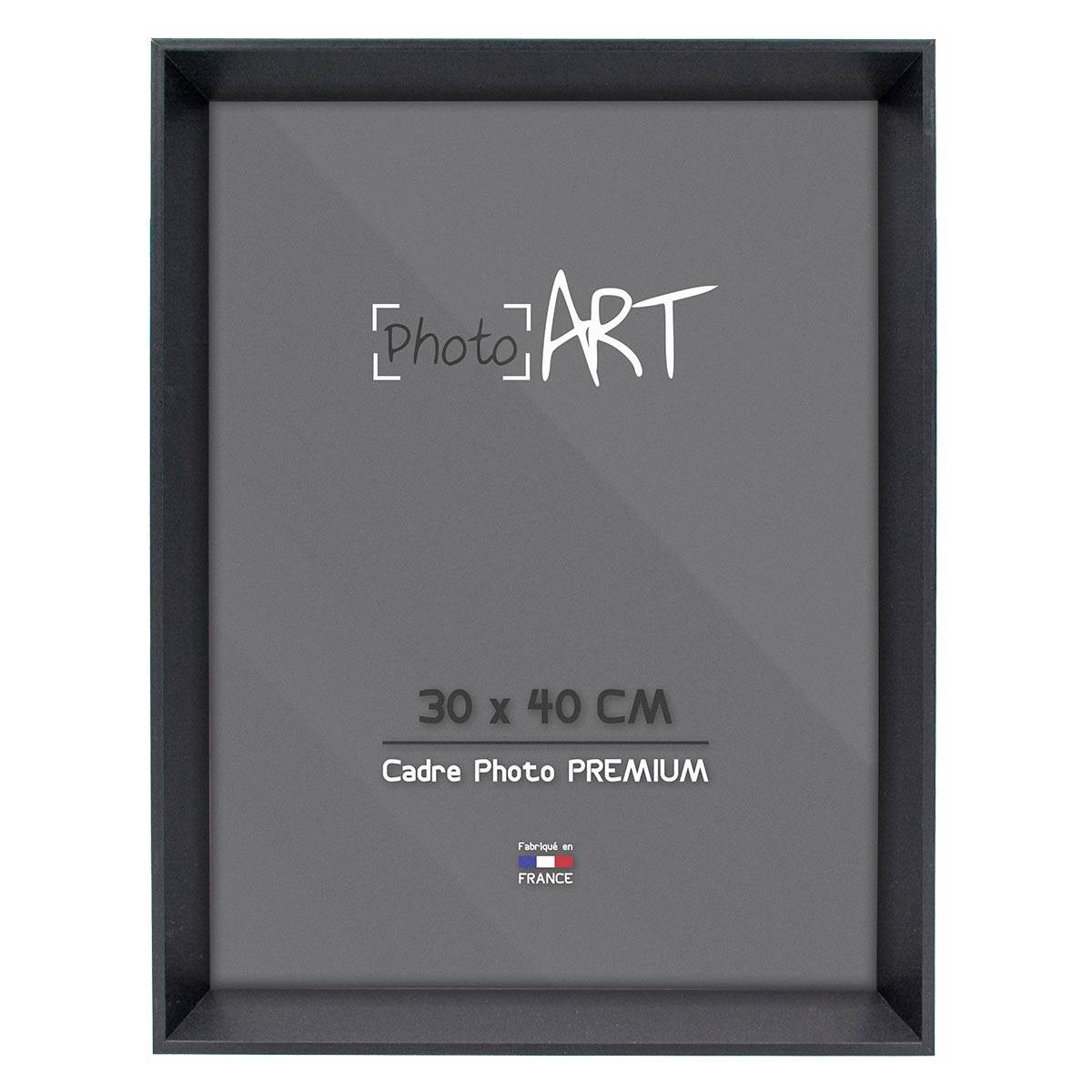 PHOTO ART PREMIUM Urban Cadre bois 30x40 Noir lot de 4