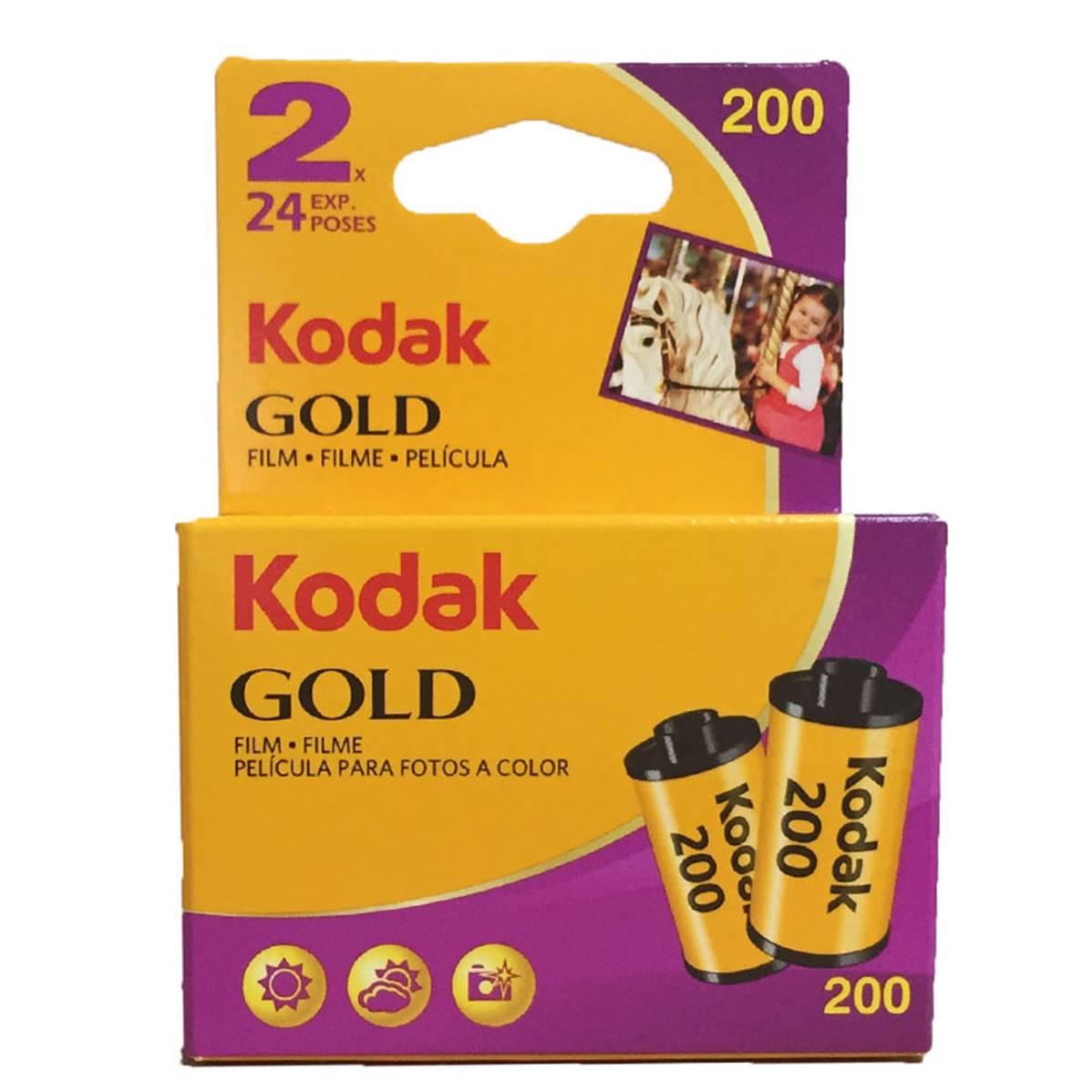 KODAK Film Gold 200 135-24 poses - Duopack - Vendu x 10