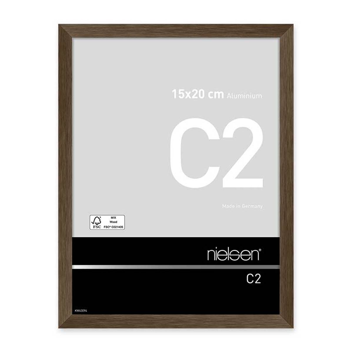 NIELSEN Cadre Photo Aluminium C2 15X20 - Ambre Mat
