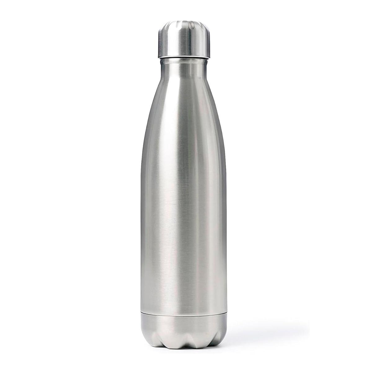 Gourde Isotherme Aluminium Gris 500ml (17oz) à sublimer - Lot de 10