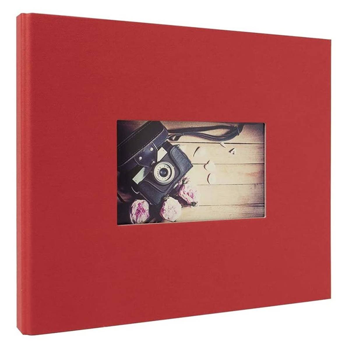 PANODIA Album STUDIO Traditionnel  34x34.2 - 300V Rouge - Lot de 2 *