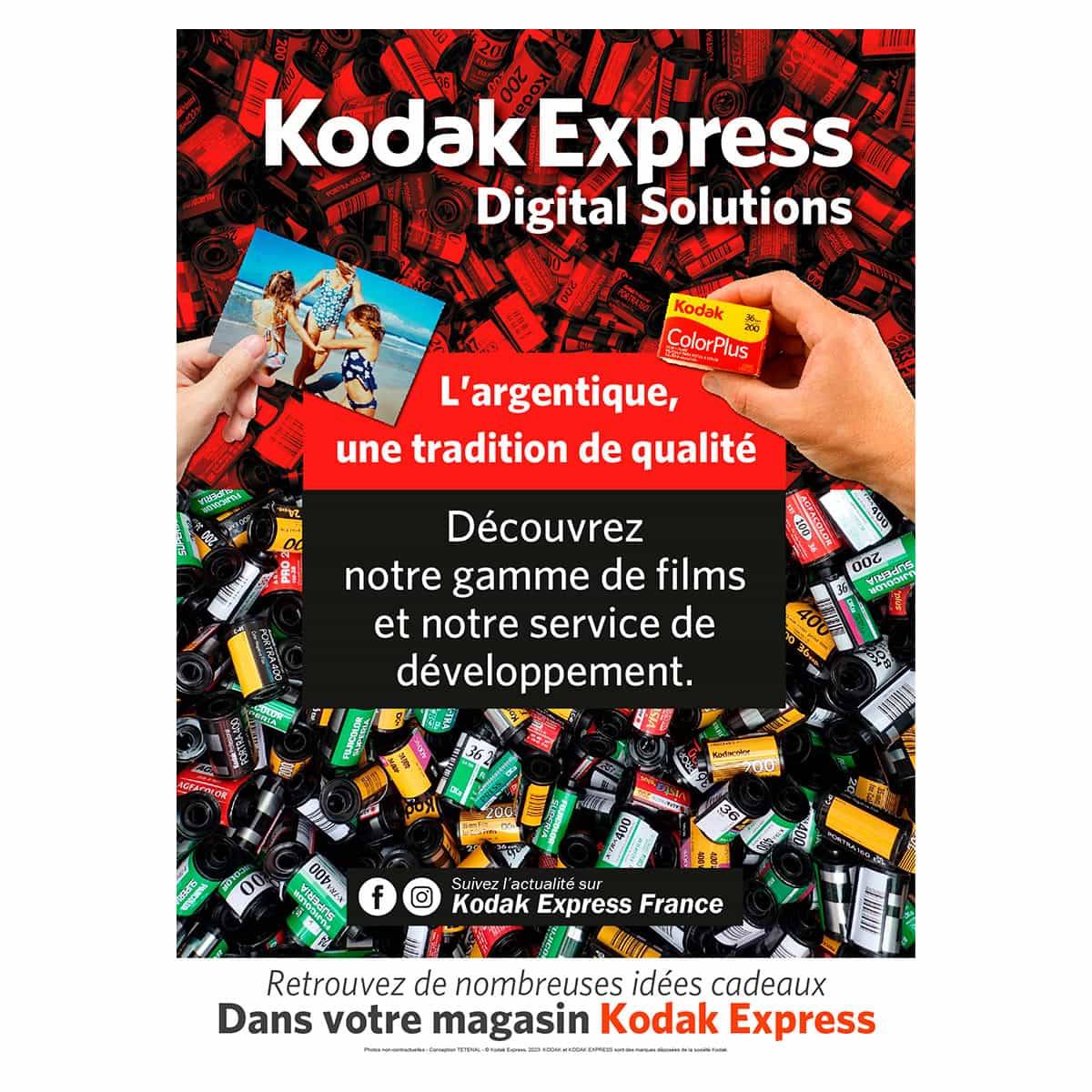 KODAK EXPRESS Poster Développement argentique