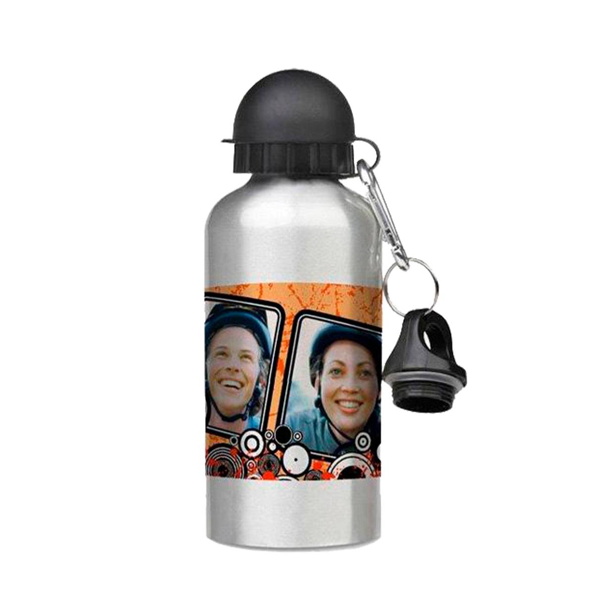 Gourde en Aluminium Gris 500ml (17oz) à sublimer - Lot de 10