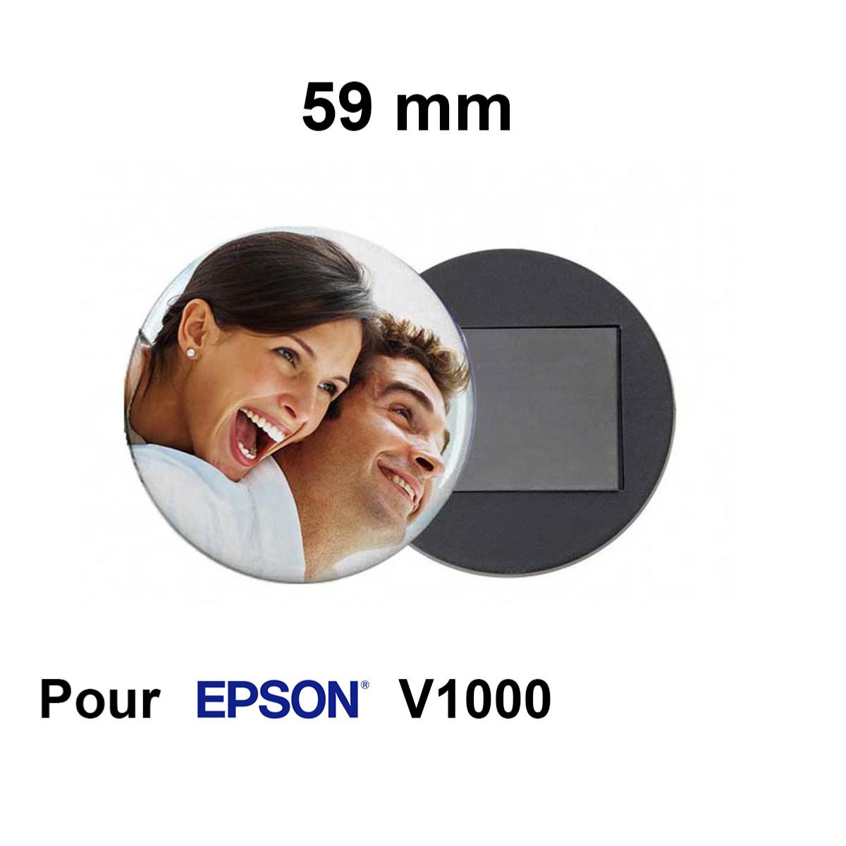 Magnet Frigo Ø59mm pour Epson V1000  - Lot de 100